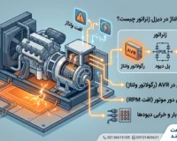 علت افت ولتاژ در دیزل ژنراتور چیست؟ آموزش گامبهگام رفع خرابی